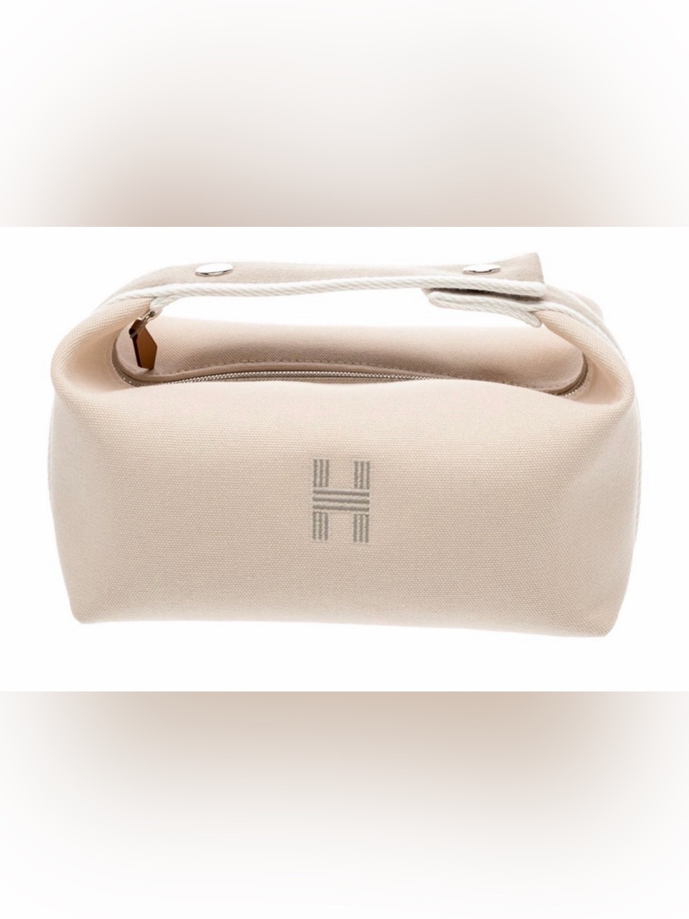 Hermes Small Toile Bride-A-Brac Case